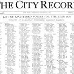 List of Registered Voters, 1924