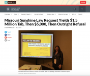 KCUR NPR article on Missouri Sunshine Law case