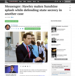 St. Louis Post-Dispatch article on Missouri Sunshine Law case