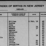 Reclaim The Records - New Jersey Geographical Birth Index