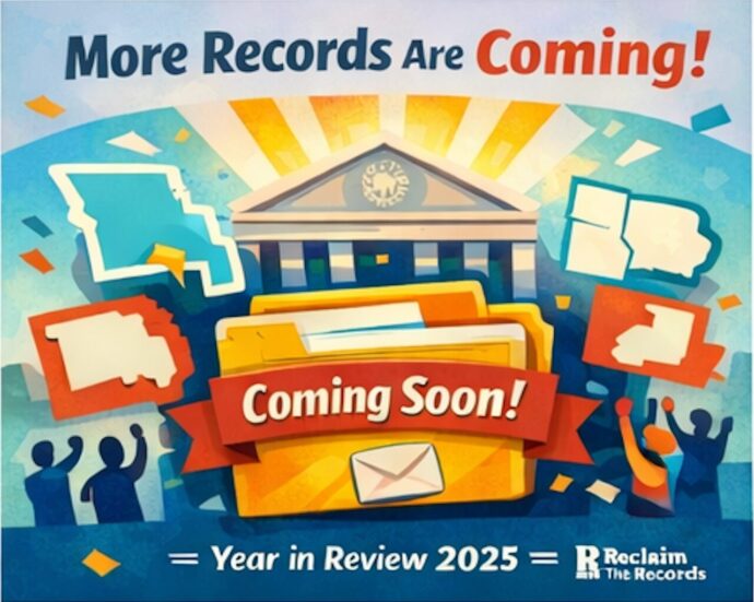 Reclaim The Records - Year in Review 2025 - More records coming soon