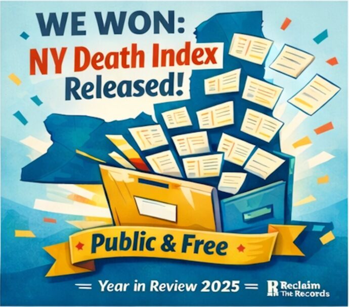 Reclaim The Records - Year in Review 2025 - NY